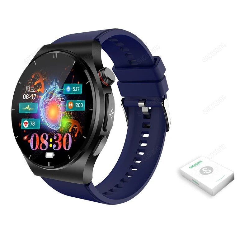 ECG+PPG Smart Watch  with Blood Fat, Uric Acid And Blood Glucose Monitoring